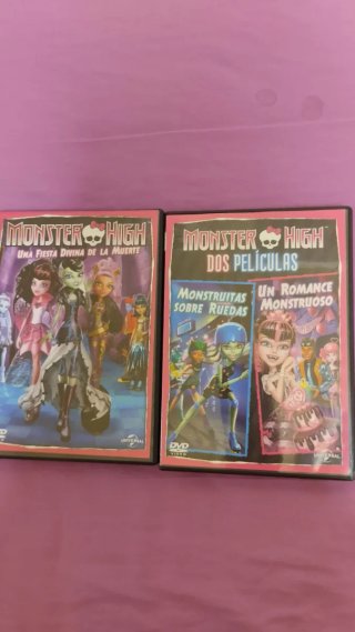DVDs Monster High: Dos Películas