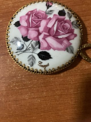 Espejo de mano vintage Limoges