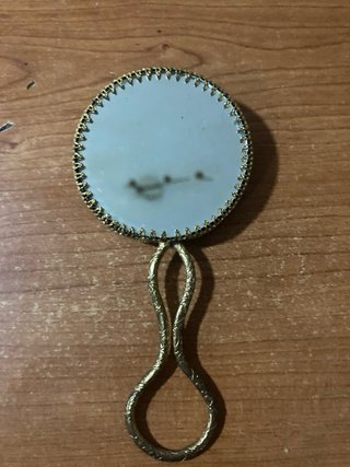 Espejo de mano vintage Limoges