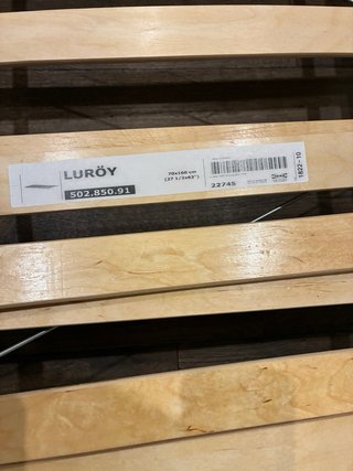Cama Infantil IKEA Luroy Blanca 70x160