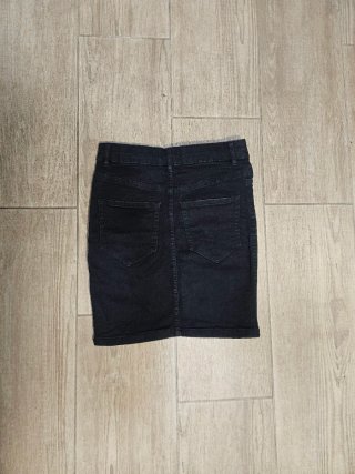 Falda blanca y negra vaquera,  2 por 1