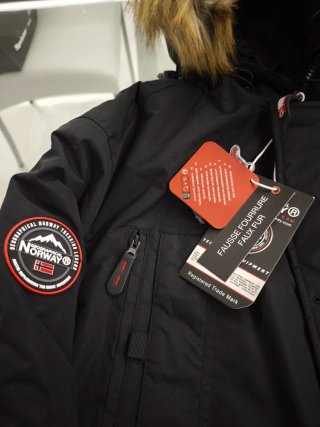 Parka Geographical Norway Air Line Negra