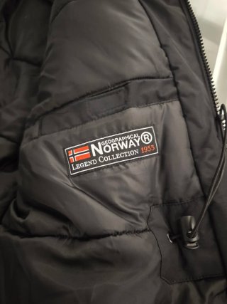 Parka Geographical Norway Air Line Negra
