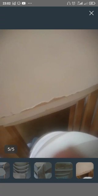 4 Sillas Ikea Madera y Plástico