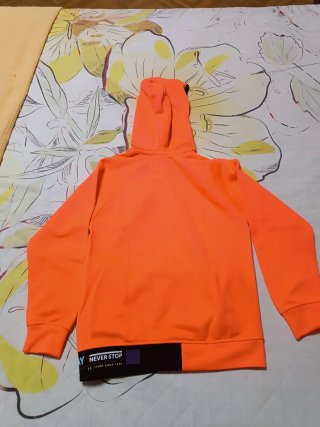 Sudadera Zara niño naranja 9 años