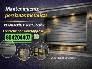 Instalación Reparación Persianas Metálicas.