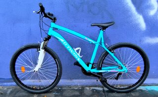 Bicicleta Mujer 26 Btwin MTB Azul