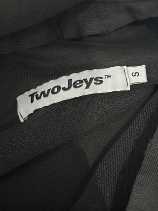 Sudadera Twojeys/ Talla S/ Color Negro