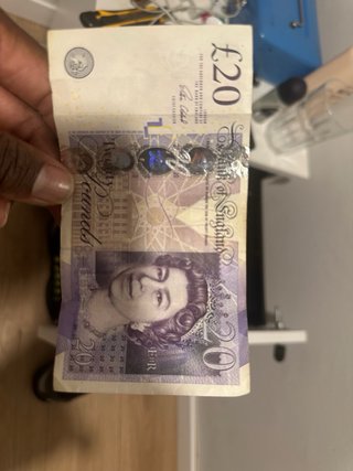 2 Billetes de 20 Libras Esterlinas
