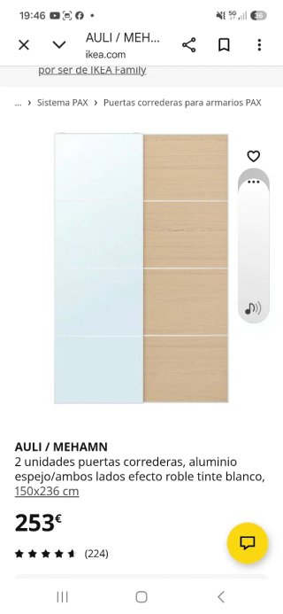 Paneles AULI Estructura Puerta Corredera