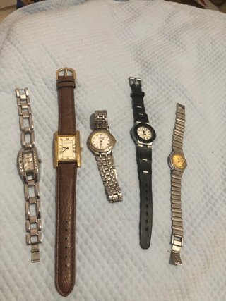 Lote de 5 relojes