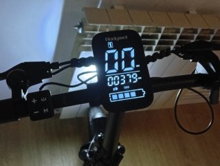 Bicicleta Eléctrica Plegable Negra