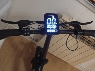 Bicicleta Eléctrica Plegable Negra