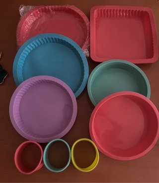 Set Moldes Repostería Silicona Totalmente nuevos