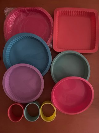 Set Moldes Repostería Silicona Totalmente nuevos