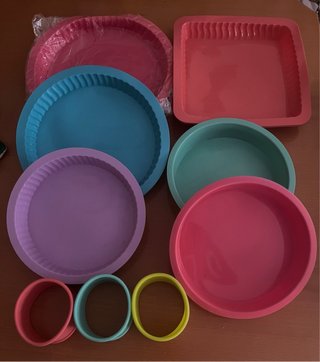 Set Moldes Repostería Silicona Totalmente nuevos