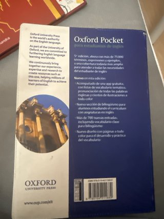 Diccionario Oxford Pocket para estudiantes de i...