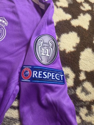 Camiseta Real Madrid Champions 2017 Morada Ronaldo