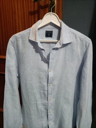 Camisa Lino Scalpers Hombre Talla L