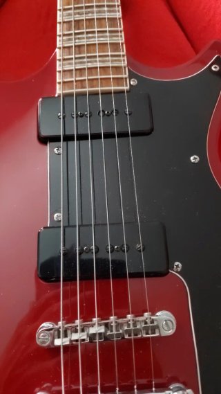 Hofner Colorama Guitarra Eléctrica Roja