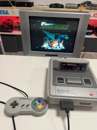 Super Nintendo + Super Mario World