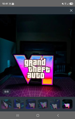 Lámpara LED GTA VI / GTA 6