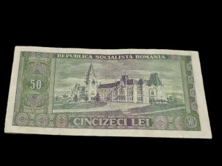 Billetes Rumanía 50 Lei 1966