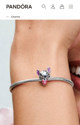 Charm Pandora Stitch Tarta Cumpleaños Disney