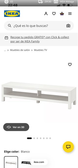 Mueble TV Blanco Ikea