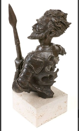Busto Don Quijote Bronce