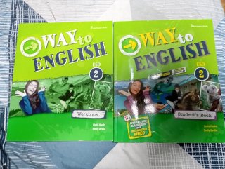Libro inglés workbook y student's book para 2 ESO