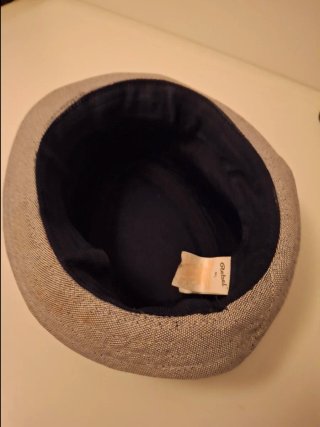 Sombrero Fedora Gris Rayas