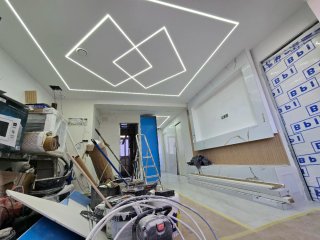 Muebles y techos modernos de pladur