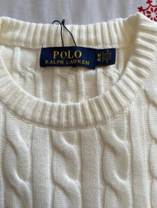 Jersey Polo Ralph Lauren Blanco Talla M