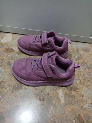 Zapatillas deportivas rosa niña talla 28