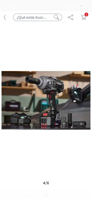 Llave de impacto Parkside batería 20V