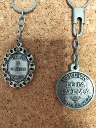 Llaveros temática religiosa vintage