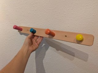 IKEA FLISAT perchero de 4 pomos