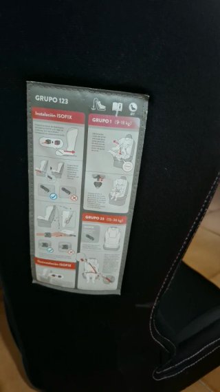 Silla de coche para bebé Isofix