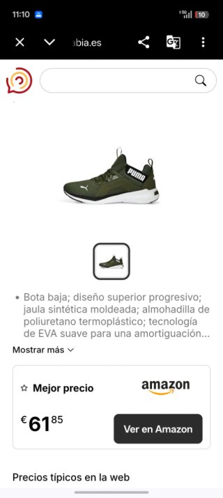 Zapatillas Puma Verde Oliva