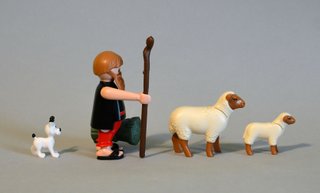 Playmobil Pastor Belén con Ovejas y Perro