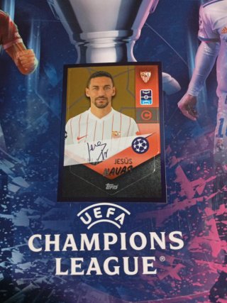 Jesús Navas 21/22 Topps Champions League
