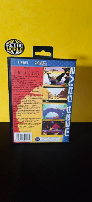 Juego Sega Mega Drive Disney's The Lion King