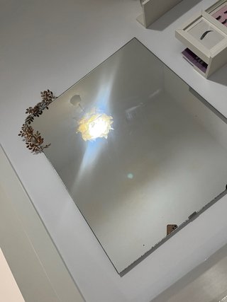 Espejo decorativo metal y cristal