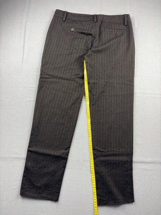 Max&Co Pantaloni Donna Marrone/Grigio Righe