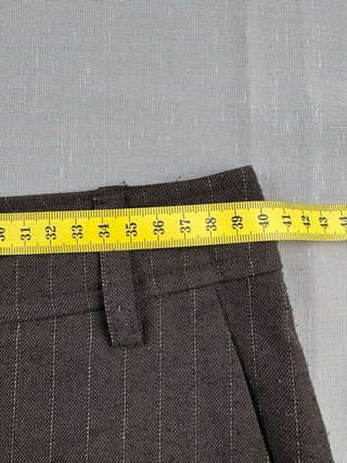 Max&Co Pantaloni Donna Marrone/Grigio Righe