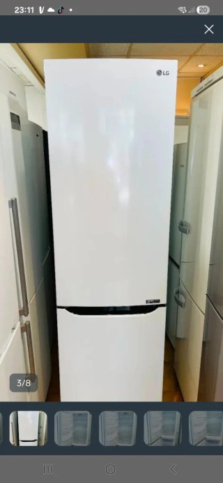 Nevera Congelador LG Blanca