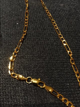 Cadena laminada 24K 50cmx4mm
