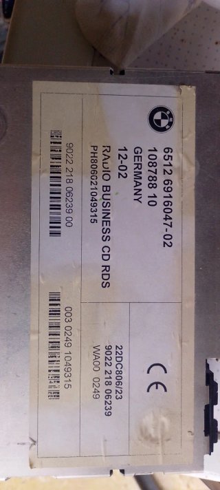 Radio CD BMW Business Serie 3 (E46)