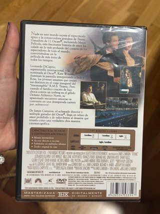 DVD Titanic - Ganadora 11 Oscars